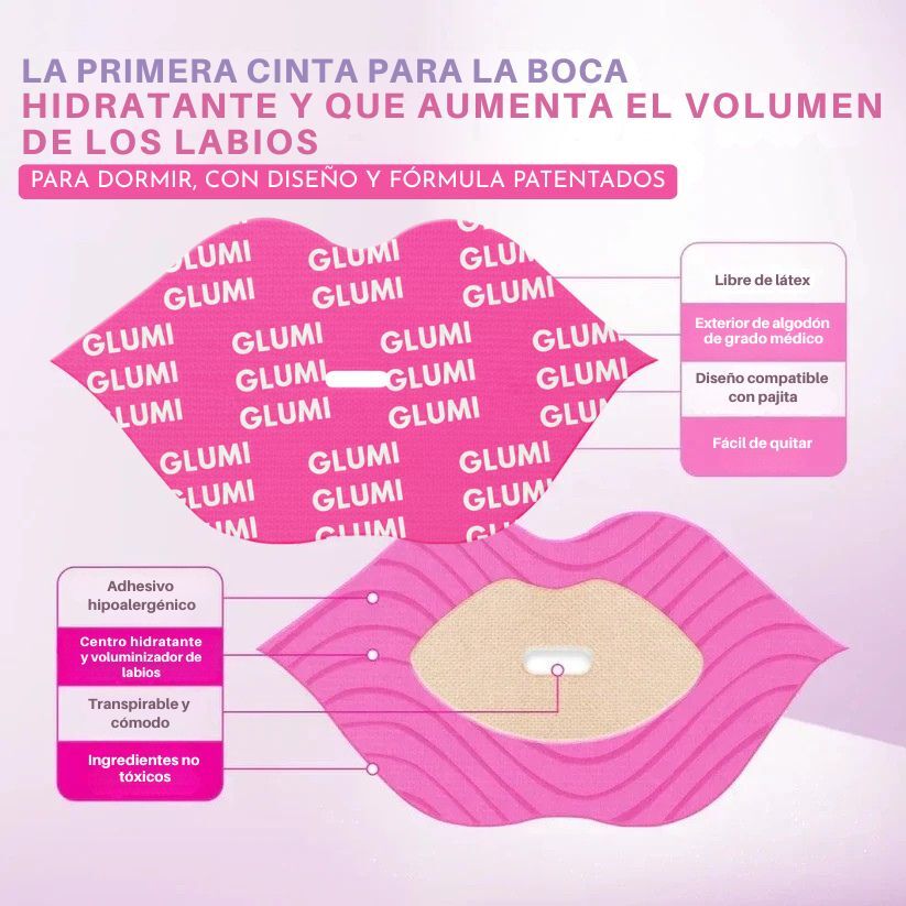 Cinta Bucal Hidratante y Volumizadora de Labios