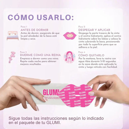 Cinta Bucal Hidratante y Volumizadora de Labios