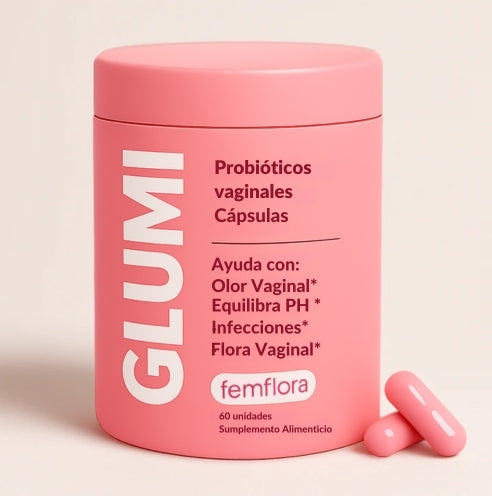 Cápsulas probióticas vaginales Glumi